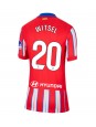 Billige Atletico Madrid Axel Witsel #20 Hjemmedrakt Dame 2024-25 Kortermet